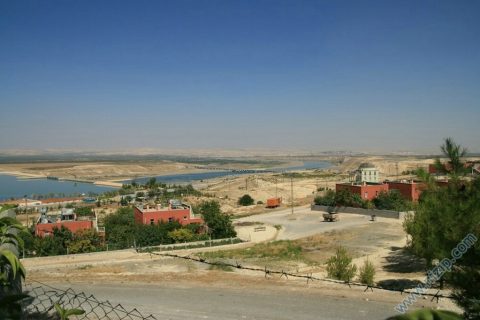 Birecik barajı ve Otoban köprüsü belkız köyü 