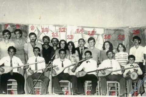 1985 yılından bir tiyatro karesi 