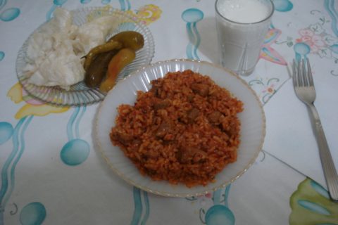 Meyhane pilavı 
