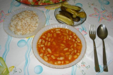 kuru fasulye(zeytinyağlı) 
