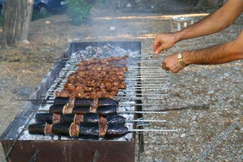 Mangalda Patlıcan Kebap 