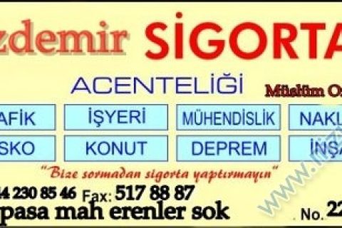 ÖZDEMİR SİĞORTA VE EMLAK DANIŞMANLIK 