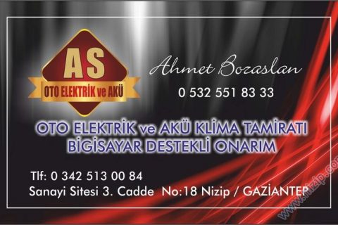 AS OTO ELEKTRİK VE AKÜ KLİMA 