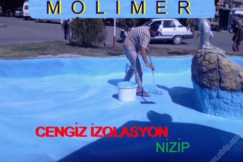 nizip sebze hali meydanı süs havuzu izolasyon uygulaması 