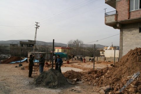 Akevlerde Mozaik kazıları 