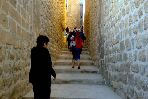 mardin süryanı kilise.. merdivenleri 
