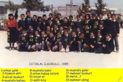 1985 istiklal ilkokulu 