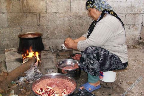 Nar ekşisi Yapımı pişme işlemi 