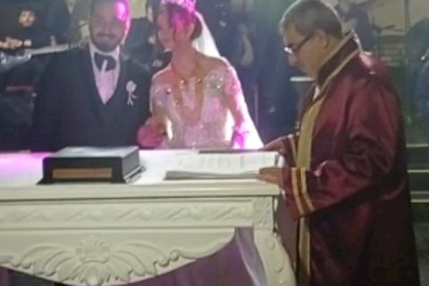 Öztürkmen ve Yaşar ailesinin mutlu günü.
