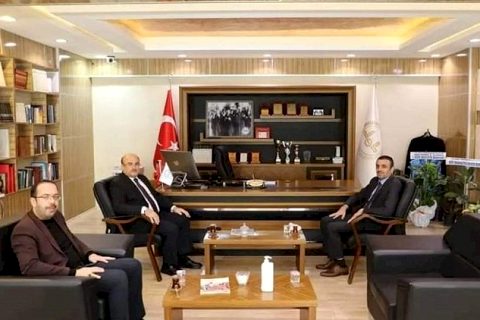 Müftü Özçelik'e Başkan Sarı'dan Ziyaret.