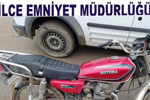 Gaziantep'ten çalınan motosiklet Nizip'te yakalandı