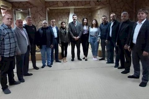Başsavcı Erkaya’dan Nizip Gazeteciler Derneği’ne iadeyi ziyaret