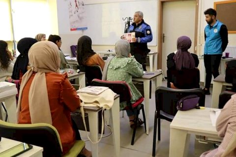 Öğrencilere, KADES, UYUMA ve uygulamaları anlatıldı