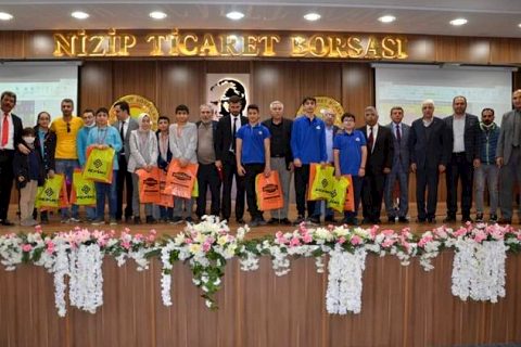 Nizip ticaret borsasi sponsorluğunda düzenlenen bilgi yarişmasi sona erdi