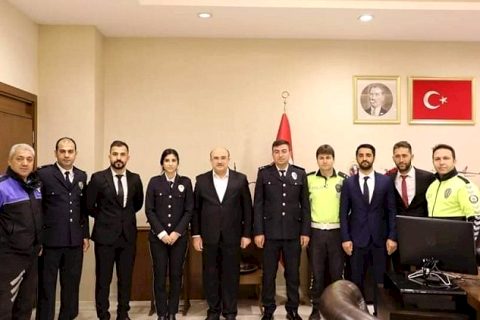 Emniyet Müdür V. Yücel'den Başkan Sarı'ya Ziyaret