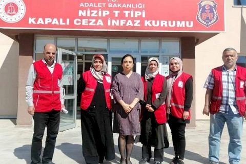 Nizip Kızılay'dan mahkum çocuklarına yardım