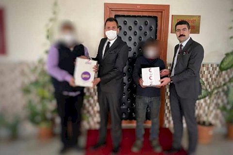 Hükümlülere gıda yardımı yapıldı