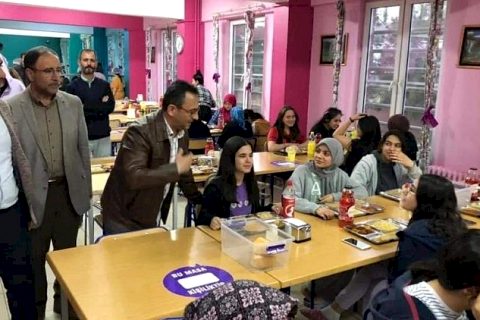 Kaymakam Çağlar, öğrenciler ile iftarda buluştu