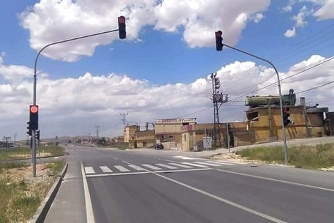 Sekili kavşağına trafik sinyalizasyon sistemi