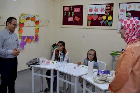 Kaymakam Çağlar'dan okul ziyaretleri