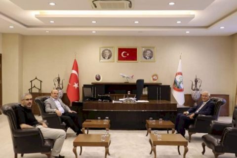 Milletvekili Erdoğan'dan Başkan Sarı'ya ziyaret