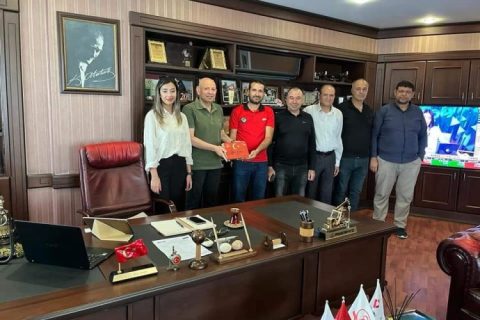 Nizip Gücü Spor Kulübünden Hayırsever İşadamı Çeker'e Ziyaret