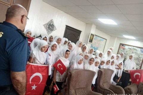 Kur'an kursu öğrencilerinden şehitlere vefa