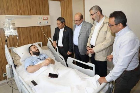 Gazimiz Aslanoğlu'na Protokol'den Ziyaret*
