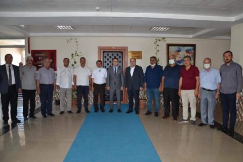 Nizip ticaret borsasi’ndan yeni atanan kurum amirlerine ziyaret