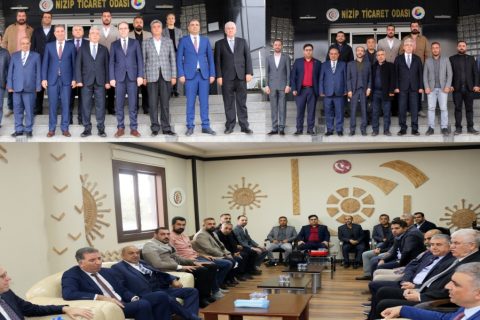 Gaziantep Vergi Dairesi ve Yeniden Refah Partisi’nden NTO’ya Hayırlı Olsun Ziyareti