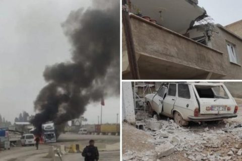 Karkamış'a roketli terör saldırısı