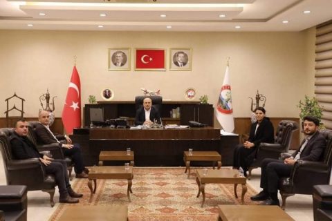 Hastane Yönetiminden Başkan Sarı'ya Ziyaret 