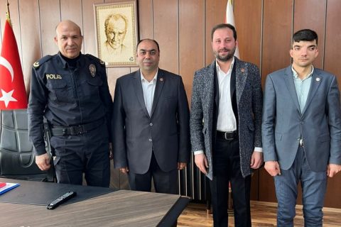 Yeniden Rehaf Partisinden Emniyet Müdürü Demir'e Ziyaret 