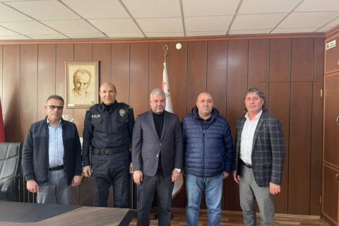 Basın Mensuplarından Emniyet Müdürü Demir'e ziyaret