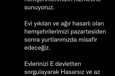 Valu Gül "Az hasarlı evlere girilebilir"