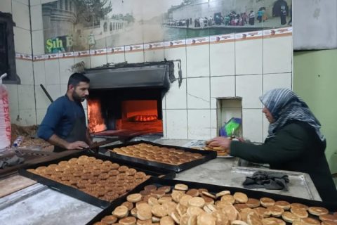 Fırıncıların Antep Köy Kahkesi mesaisi