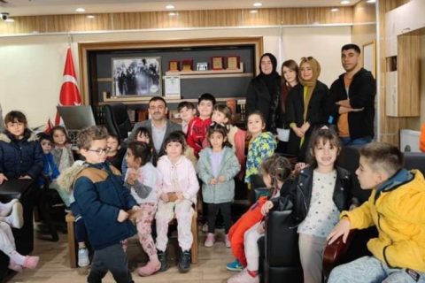 Minikler ilçe Müftülüğünü ziyaret etti