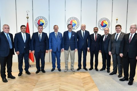 NTO Başkanı Özyurt Gaziantep Heyeti ile birlikte TOBB Başkanı Hisarcıklıoğlu’nu Ziyar