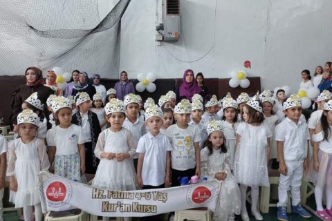 Nizip ilçe müftülüğü 4-6 yaş 10 yil kapaniş programi