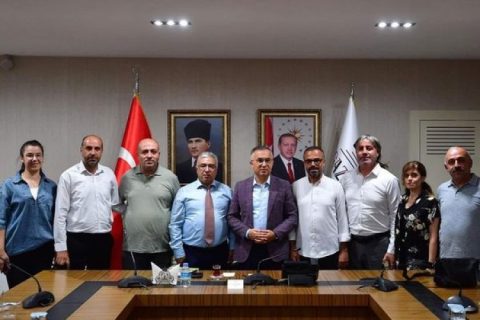 Gazeteciler'den Vali Çeber'e Ziyaret