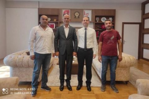 Canpolat'tan Kaymakam Uğurlu'ya Hayırlı Olsun Ziyareti