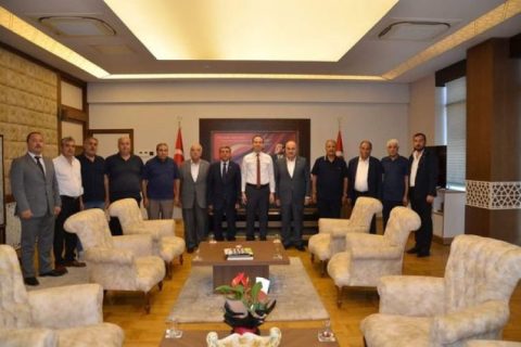 Ntb nizip kaymakami uğurlu’ya hayirli olsun ziyaretinde bulundu