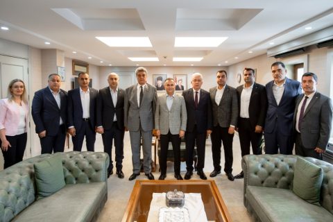 NTO Gaziantep Valisi Kemal Çeber'e Hayırlı Olsun Ziyaretinde Bulundu