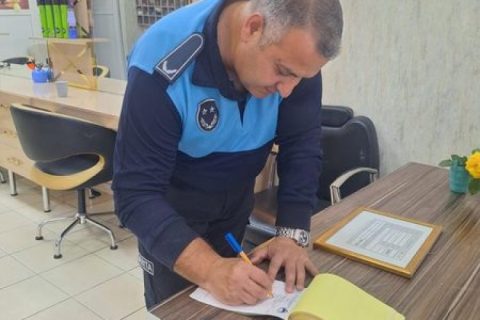 Zabıta ekipleri, kuaför ve güzellik merkezlerini denetledi