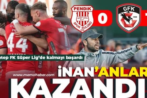 Gaziantep FK Süper Lig’de kalmayı başardı