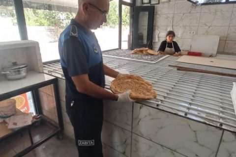 Zabıta ekipleri fırın denetiminde