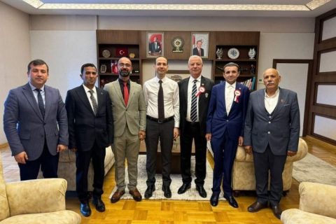Muhtarlar Günü’nde Kaymakam Uğurlu’ya Ziyaret