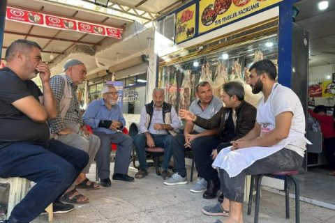 Ali Şahin, Nizipli Esnaflarla Bir Araya Geldi