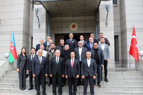 Nizip Ticaret Odası Heyeti, Bakü Büyükelçiliği’ni Ziyaret Etti