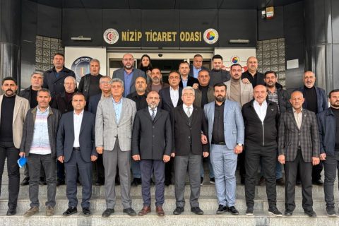 AKP Nizip İlçe Yönetiminden Nizip Ticaret Odasına İadeyi Ziyaret